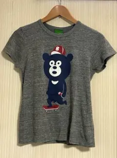 BEAMS T ワンダーベア スケートボードベア 半袖Tシャツ グレーのサムネイル