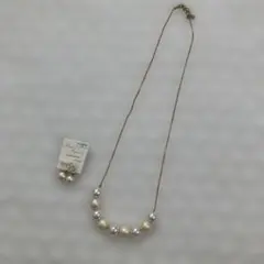 パール系　ネックレス＆イヤリングセット