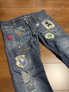 週末限定値下げ！超美品dsquared2デニムブルゾン48 - メルカリ