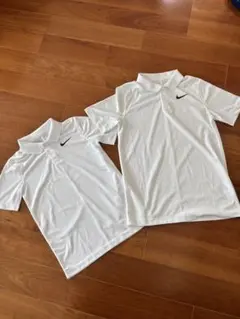 Nike ホワイト ポロシャツ 2枚セット 120cm 140cm