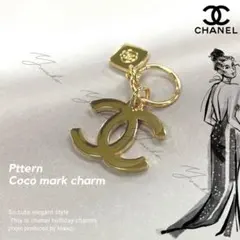 CHANEL シャネル ココマーク ホリデー限定　ロゴ チャーム ノベルティ