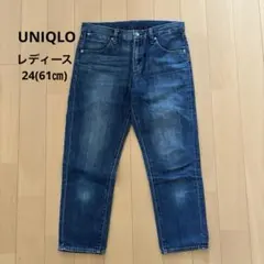 UNIQLO ユニクロ UJ レギュラーフィットストレートジーンズ デニムパンツ