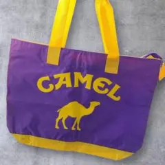CAMELヴィンテージトートバッグ紫×黄