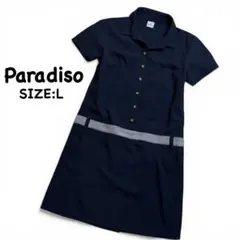 Paradiso　ゴルフウェア　ワンピース　濃紺　チェックのサムネイル