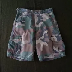 90s OLD STUSSY カーゴショーツ カモフラ USA製 ショートパンツのサムネイル