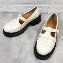 【超美品】オリエンタルトラフィック Tストラップシューズ 厚底 ローファー 23