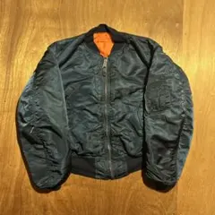 90s USA製 ALPHA MA-1 flight bomber jacket