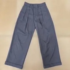 GU インタックワイドパンツ　グレー M