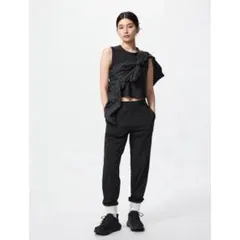 UNIQLO ユニクロ ウルトラストレッチアクティブジョガーパンツ ブラック