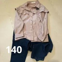 JENNI loveトップスとGUデニムセット