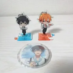 佐々木と宮野 アクリルキーホルダー 缶バッジ コラボカフェ