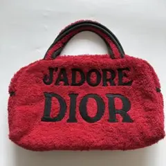 Dior J’ADORE Terry Mini Boston Bag Redのサムネイル