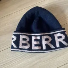 現行✨ BURBERRY バーバリー ニット帽 カシミヤ バイカラー 黒白 箱 現行✨ BURBERRY バーバリー ニット帽 カシミヤ バイカラー 黒白 箱
