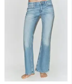 新品未使用】ZARA ザラ TRF ブーツカットローライズデニムパンツ