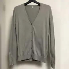 【UNIQLO】UVカットスーピマコットンVネックカーディガン Mサイズ