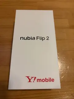新品未使用 SIMフリー nubia Flip 2 A404ZT ホワイト - メルカリ