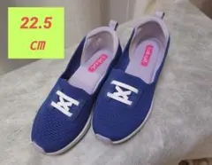 FANGIRL ネイビー スリッポン 22.5cm