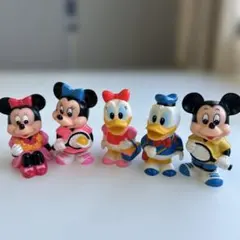 ディズニーキャラクター フィギュア貯金箱5体セット