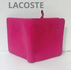 最終価格　LACOSTE レザー 二つ折り財布のサムネイル