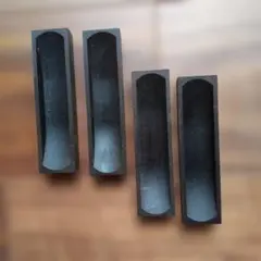 塵返戸引手 本黒檀 ３号　120個 本黒檀(アフリカ黒檀)塵返戸引手3号 62㍉×14㍉ 6個 - メルカリ