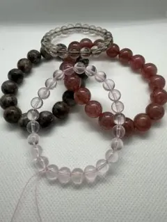 天然石　パワーストーン　ブレスレット4点セット