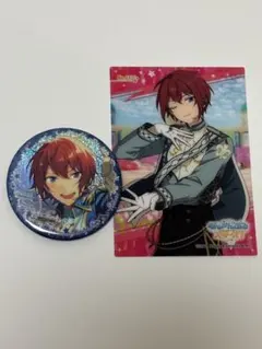 朱桜司 缶バッジ ポストカード あんさんぶるスターズ あんスタ