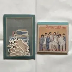 【SnowMan】フレークシール ましかくメモ