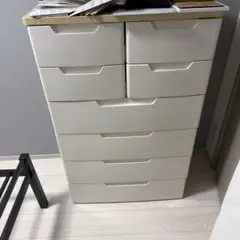 引取　アイリスオーヤマ　ウッドトップチェスト　6段