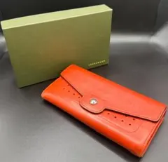 ロンシャン LONGCHAMP レザー フラップ長財布のサムネイル