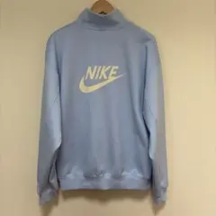 NIKE ハーフジップ トレーナー Lサイズ ライトブルー