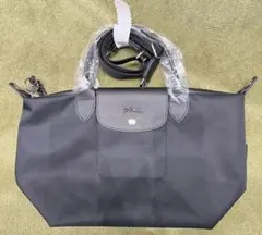 LONGCHAMP ブラックトートバッグ プリアージュSのサムネイル