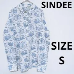 SINDEE シンディー 絵柄シャツ 長袖 ブラウス コットン かわいい