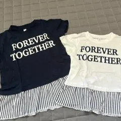 FOREVER TOGETHER トップス 110・130cm 2枚セット