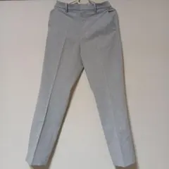 ユニクロ スマートアンクルパンツ ライトグレー Sサイズ