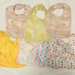 お食事エプロン 7枚セット 離乳食・幼児用