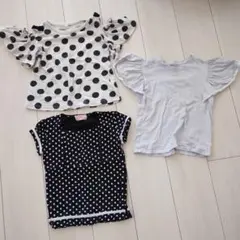 ガールズ Tシャツ 3枚まとめセット 120 子供 キッズ 夏服 半袖 女の子