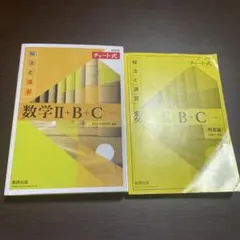 チャート式解法と演習数学Ⅱ + B + C 新課程　答え付き