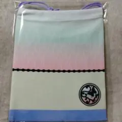 鬼滅の刃　切り絵シリーズ　ちりめん風巾着袋（胡蝶）