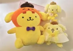 サンリオ　ポムポムプリン ぬいぐるみ　3個セット
