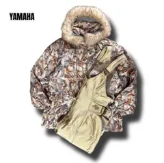 YAMAHA スキーウェア 上下セット 花柄 フード付きのサムネイル