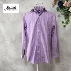 ポロバイラルフローレン　長袖シャツ　ブラウス　ストライプシャツ　シンプル
