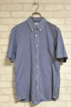 UNITED ARROWS 半袖ストライプシャツ メンズ