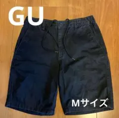 GU チノハーフパンツ　黒　M ジーユー