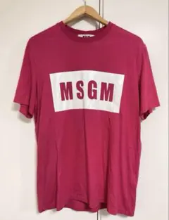 【送料無料】MSGM(エムエスジーエム)のTシャツ　Sサイズ/ピンク