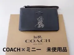 週末値下げ‼️【未使用】COACH×Disney(ミニー) ポーチ
