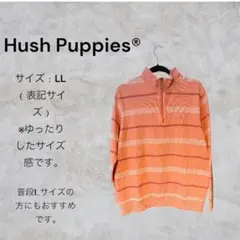 Hush Puppies LLサイズ ストライプ トレーナー 値下げ大歓迎