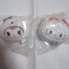 산리오 린린 벨 봉제 인형 솜털 스노우 2종 세트