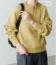 コラージュガリャルダガランテ　ジップスウェットライクニット