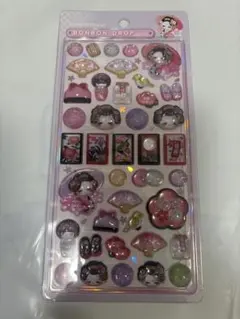 正規品　ボンボンドロップシール　和柄　舞妓さん