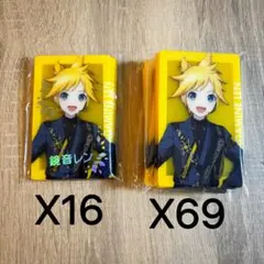 プロセカ あんスタ コラボ エピカ クリアカード 箔押し レア 鏡音レン